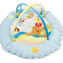 Baby Play Mat With Cradle Bear